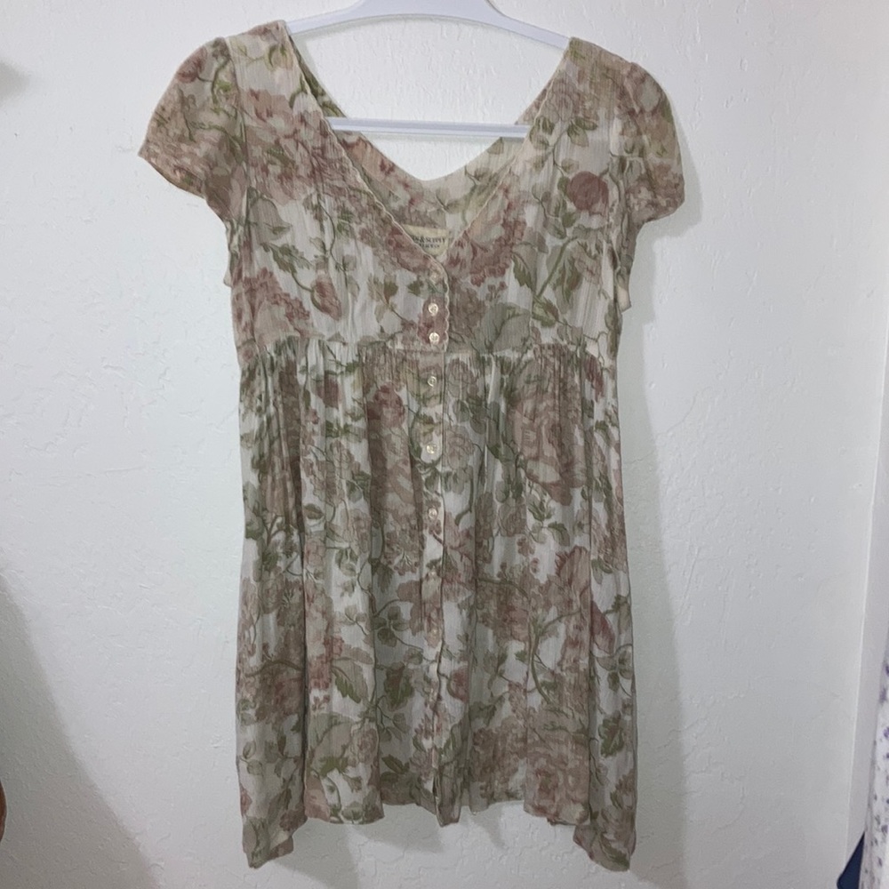 Flowy floral dress